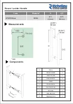 Richelieu 87H2R196 Series Installation preview