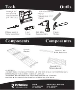 Предварительный просмотр 2 страницы Richelieu BIN36 Assembly And Instruction Manual