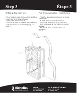 Предварительный просмотр 6 страницы Richelieu BIN36 Assembly And Instruction Manual