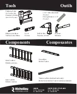 Предварительный просмотр 2 страницы Richelieu Classic CID32 Assembly And Instruction Manual