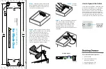 Предварительный просмотр 2 страницы Richelieu Docking Drawer Blade Series Installation Instructions