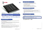 Richelieu M400 TA Operating Instructions Manual preview