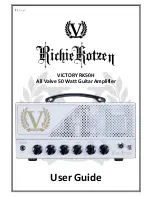 Richie Kotzen VICTORY RK50H User Manual preview