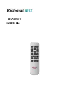 Richmat HJH55 Ble HANDSET User Manual предпросмотр