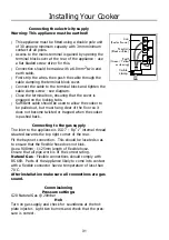 Предварительный просмотр 31 страницы Richmond 550DF Installation & User Manual