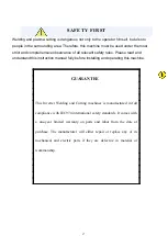 Preview for 2 page of Richmond CT312D Operation Manual