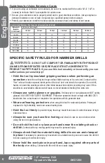 Preview for 6 page of Richpower GENESIS GHD1260 Operator'S Manual