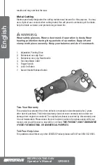 Preview for 10 page of Richpower Genesis GRS550 Operator'S Manual