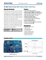 Предварительный просмотр 1 страницы Richtek RT9706 Manual