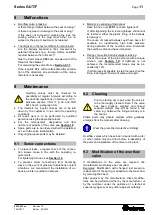 Предварительный просмотр 11 страницы Richter GUT/F Series Installation And Operating Manual