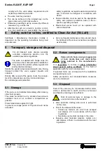 Предварительный просмотр 8 страницы Richter KA-N/F Series Installation And Operating Manual