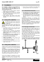 Preview for 10 page of Richter KSE 100/150 Installation And Operating Manual