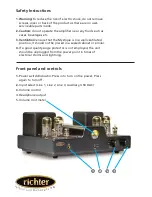 Предварительный просмотр 2 страницы Richter mystique Operator'S Manual