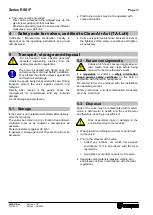 Предварительный просмотр 12 страницы Richter RSS/F Series Installation And Operating Manual