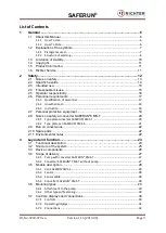 Preview for 3 page of Richter SAFERUN Installation And Operating Manual