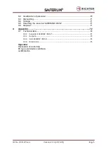 Preview for 5 page of Richter SAFERUN Installation And Operating Manual