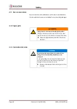 Preview for 22 page of Richter SAFERUN Installation And Operating Manual