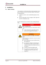 Preview for 38 page of Richter SAFERUN Installation And Operating Manual