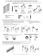 Preview for 1 page of RICHVIEW 1-1/2" Headrail 1" Corded Aluminum Blind Installation And Care Instruction