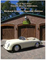 Preview for 1 page of Rickard Electric Beck Speedster Owner'S Manual