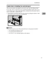 Предварительный просмотр 25 страницы Ricoh 403079 - Aficio SP C410DN-KP Color Laser Printer Hardware Manual