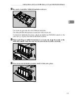 Предварительный просмотр 31 страницы Ricoh 403079 - Aficio SP C410DN-KP Color Laser Printer Hardware Manual