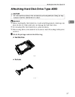 Предварительный просмотр 39 страницы Ricoh 403079 - Aficio SP C410DN-KP Color Laser Printer Hardware Manual