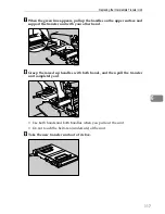 Предварительный просмотр 129 страницы Ricoh 403079 - Aficio SP C410DN-KP Color Laser Printer Hardware Manual