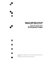 Ricoh 9922DP System Settings preview