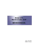 Ricoh A-P4 Service Manual preview