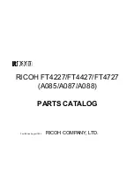 Ricoh A085 Manual предпросмотр