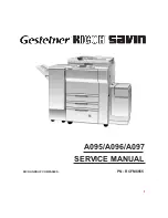 Предварительный просмотр 1 страницы Ricoh A095 Service Manual