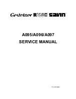 Предварительный просмотр 4 страницы Ricoh A095 Service Manual