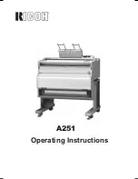 Ricoh A251 Operating Instructions Manual preview