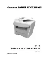 Предварительный просмотр 1 страницы Ricoh AC104 Service Documentation