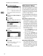 Предварительный просмотр 26 страницы Ricoh Aficio 1075 Scanner Reference