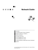 Предварительный просмотр 1 страницы Ricoh Aficio 2090 Network Manual