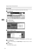 Предварительный просмотр 220 страницы Ricoh Aficio 3030 Operating Instructions Manual