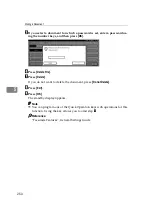 Предварительный просмотр 260 страницы Ricoh Aficio 3030 Operating Instructions Manual