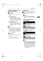 Предварительный просмотр 39 страницы Ricoh Aficio 480W Operating Instructions Manual