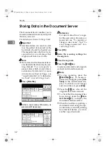 Предварительный просмотр 72 страницы Ricoh Aficio 480W Operating Instructions Manual