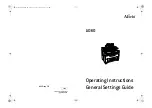 Ricoh Aficio A080 Operating Instructions Manual preview