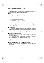 Preview for 3 page of Ricoh Aficio A080 Operating Instructions Manual