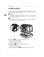 Preview for 36 page of Ricoh AFICIO AP306 Setup Manual