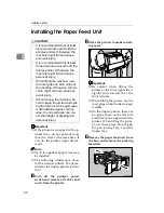 Preview for 42 page of Ricoh AFICIO AP306 Setup Manual