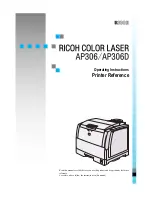 Preview for 75 page of Ricoh AFICIO AP306 Setup Manual