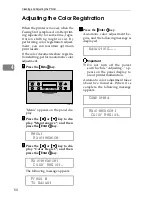 Предварительный просмотр 62 страницы Ricoh Aficio CL2000 Operating Instructions Manual