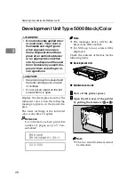 Preview for 32 page of Ricoh Aficio CL5000 Maintenance Manual