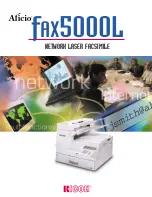 Ricoh Aficio FAX5000L User Manual предпросмотр