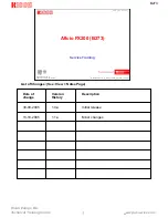 Preview for 1 page of Ricoh Aficio FX200 Service Training